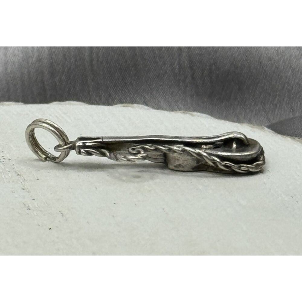 Spanish Guitar Sterling Silver 925 Charm 2.88G / 1.1in - Picture 3 of 5
